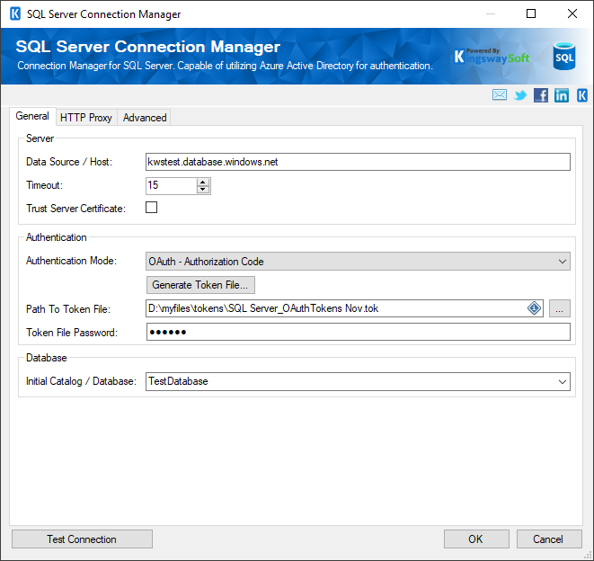 SQL Server Connection Manager - Post Generation